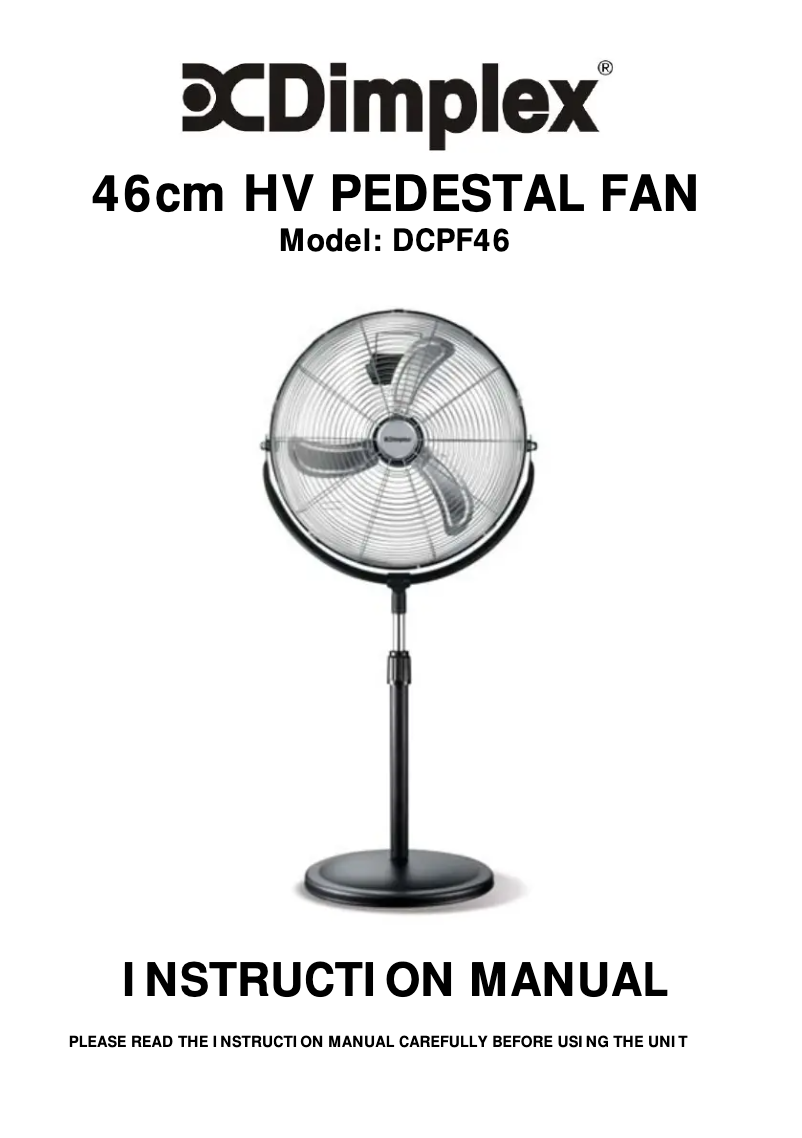 Image de la première page du manuel de l'appareil DCPF46