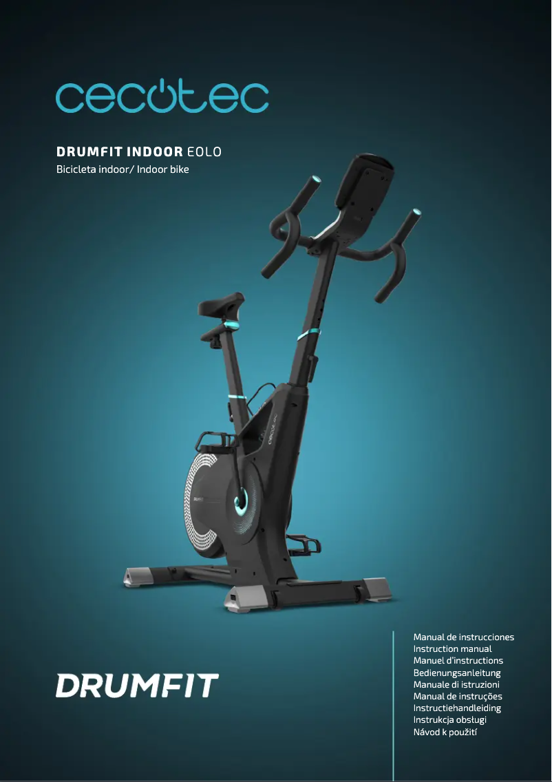 Image de la première page du manuel de l'appareil DrumFit Indoor Eolo