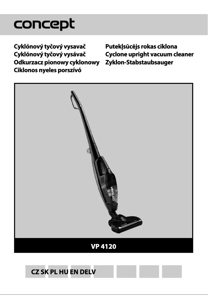Image de la première page du manuel de l'appareil VP-4120