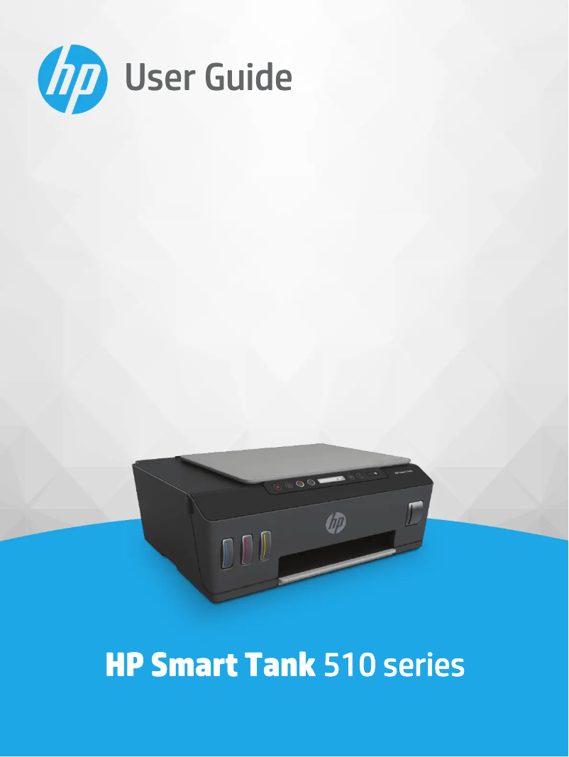 Image de la première page du manuel de l'appareil Smart Tank 519