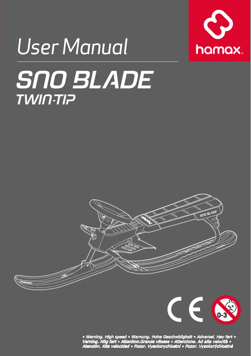 Page n°1 - Manuel utilisateur Hamax Sno Blade