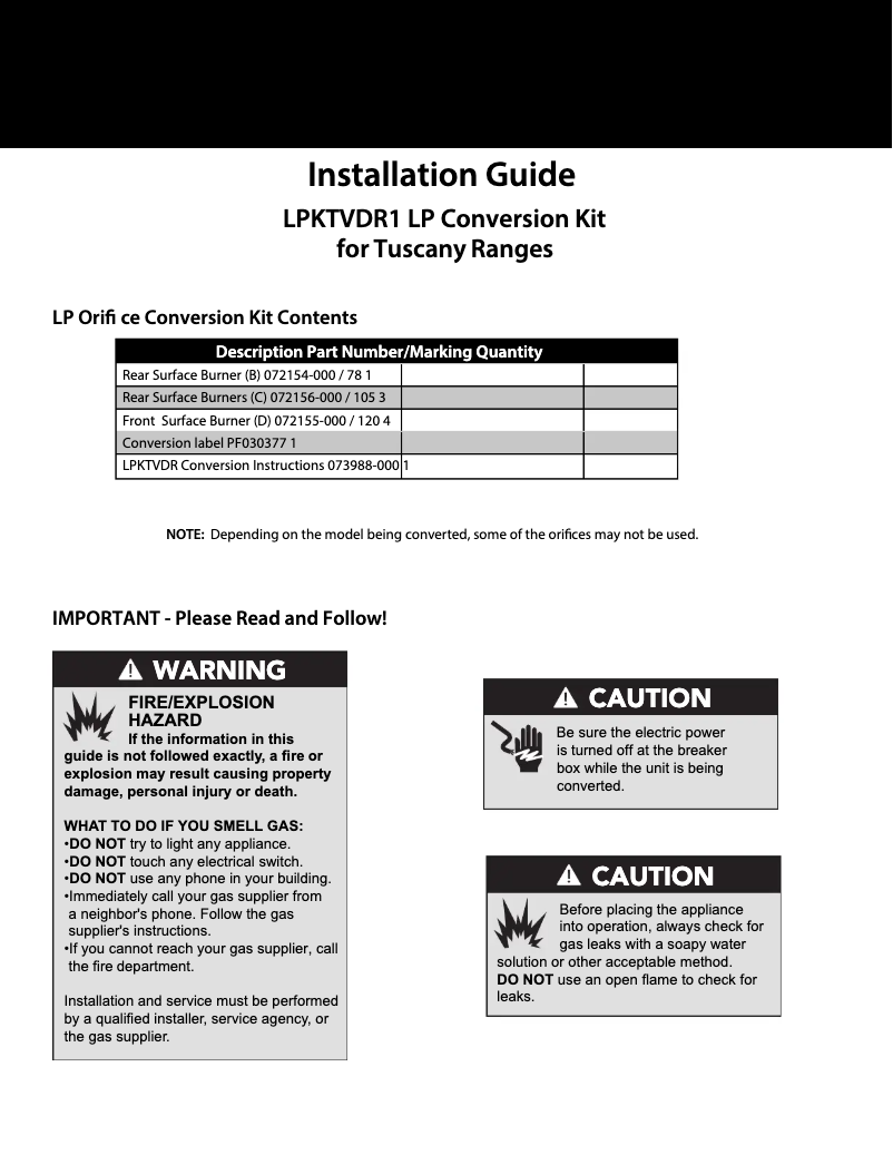 Imagen de la primera página del manual del dispositivo TVDR3614BWH