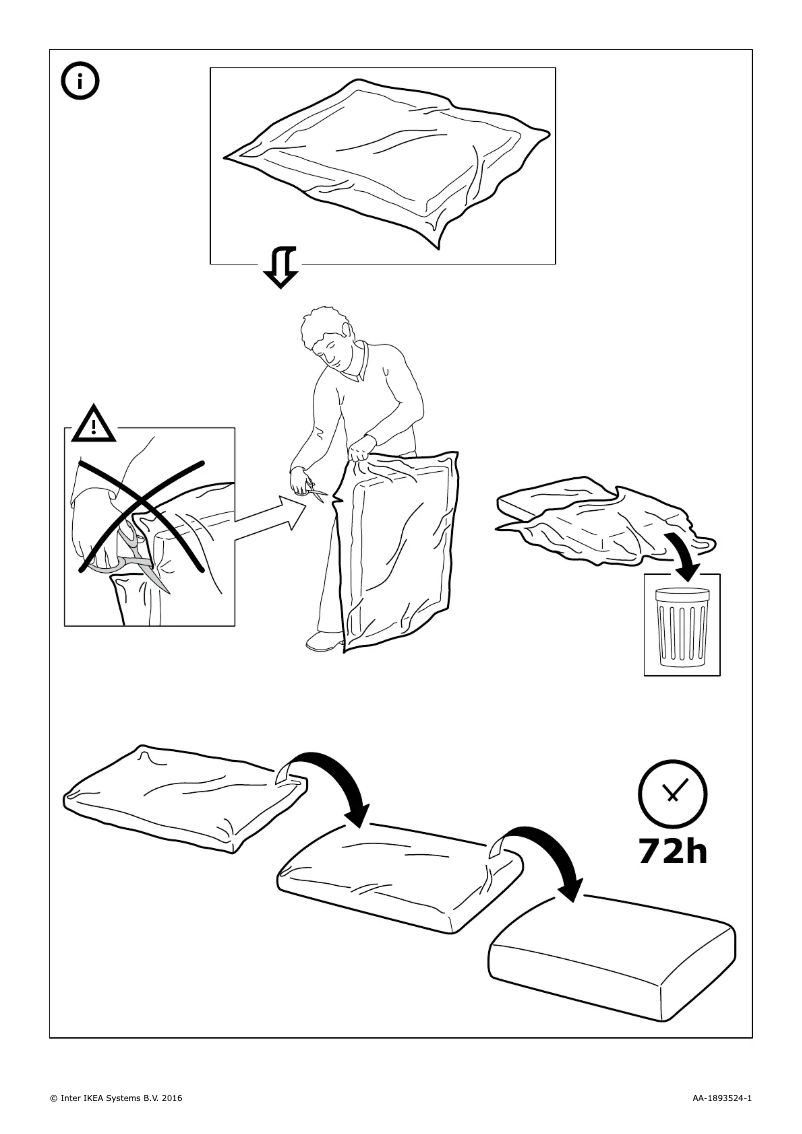 Page 1 de la notice Manuel utilisateur Ikea HÄRLANDA 904.568.25