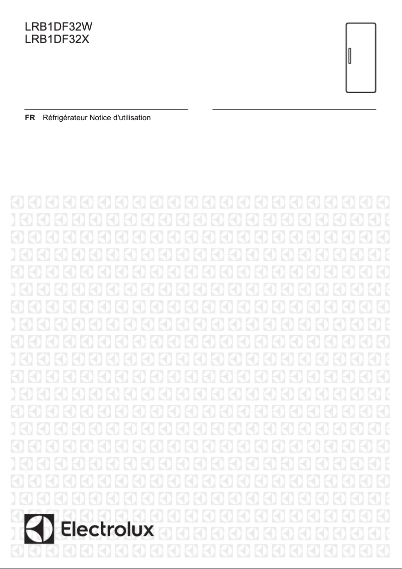 Page 1 de la notice Manuel utilisateur Electrolux LRB1DF32W