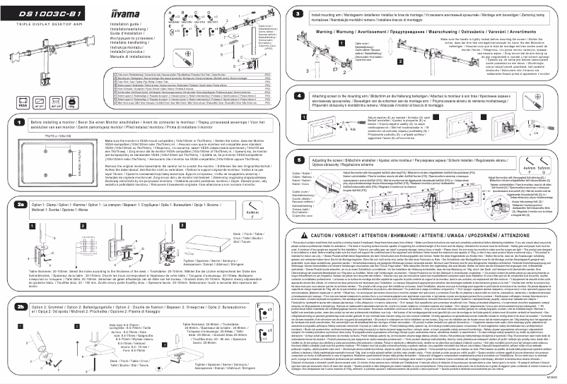 Página 1 del manual Manual de usuario Iiyama DS1003C-B1