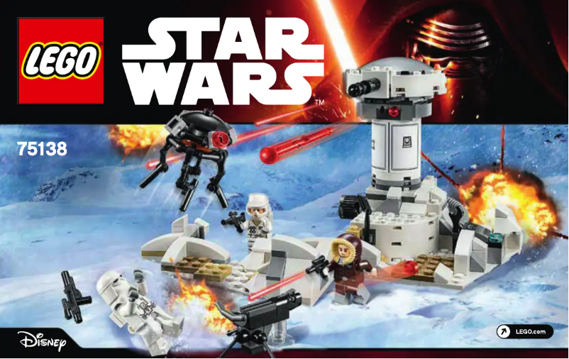 Page 1 de la notice Manuel utilisateur Lego Star Wars 75138