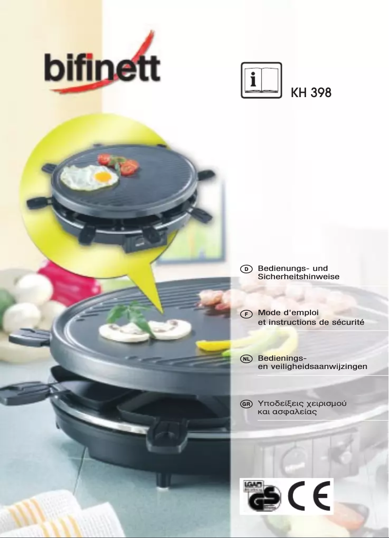Página 1 del manual Manual de usuario Bifinett KH 398