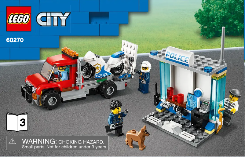 Page 1 de la notice Manuel utilisateur Lego City 60270