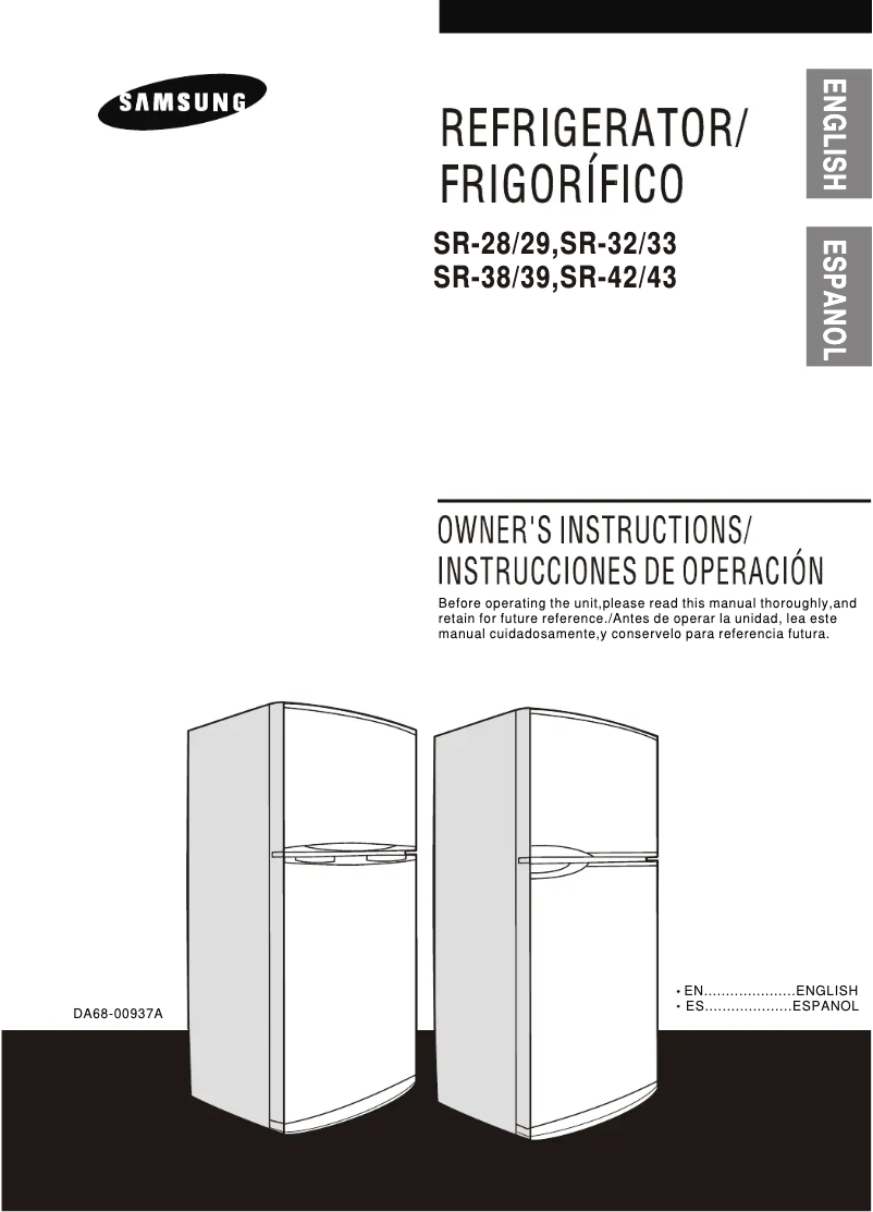 Page n°1 - Manuel utilisateur Samsung SR-28NMA