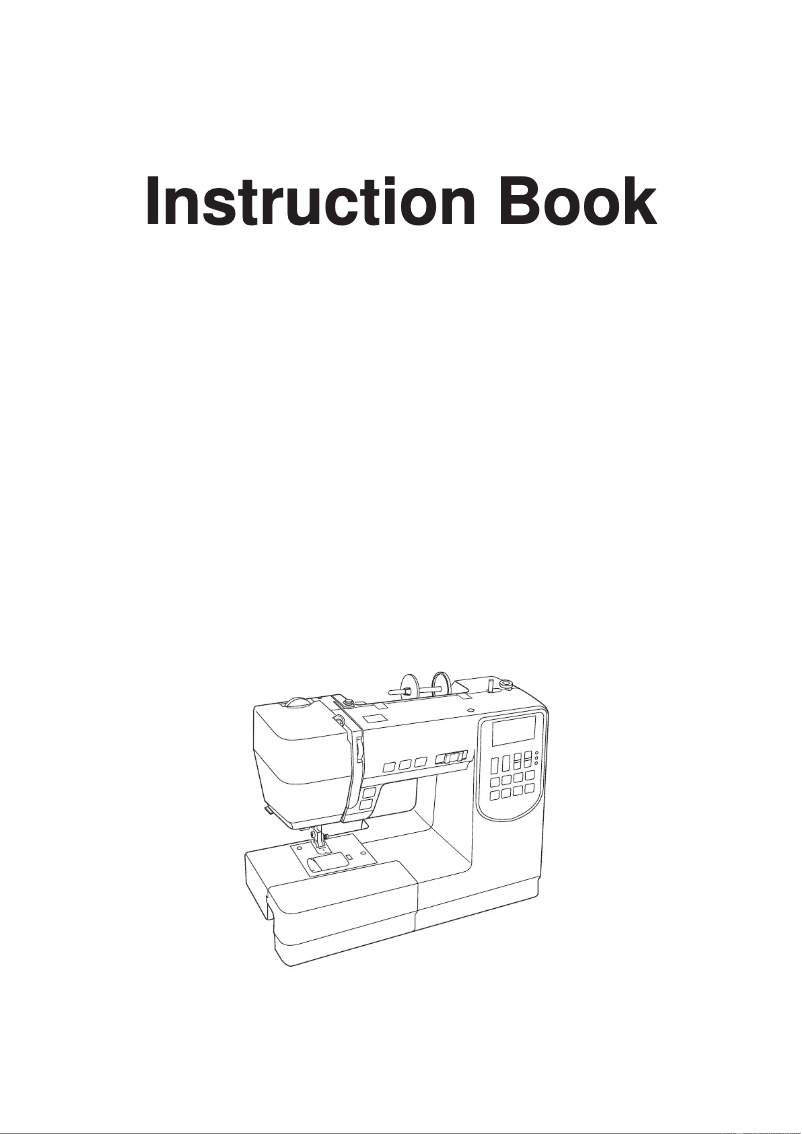 Page 1 de la notice Manuel utilisateur Janome M7200