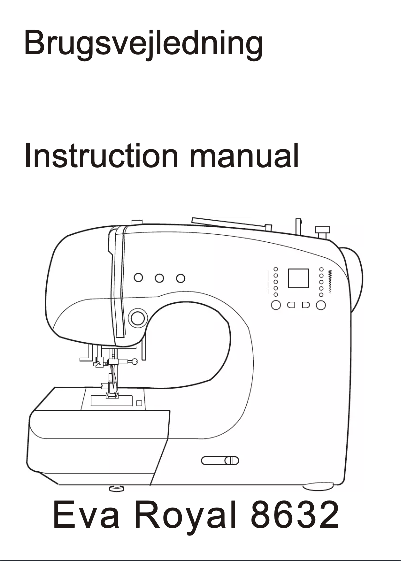 Image de la première page du manuel de l'appareil EVA Royal 8632