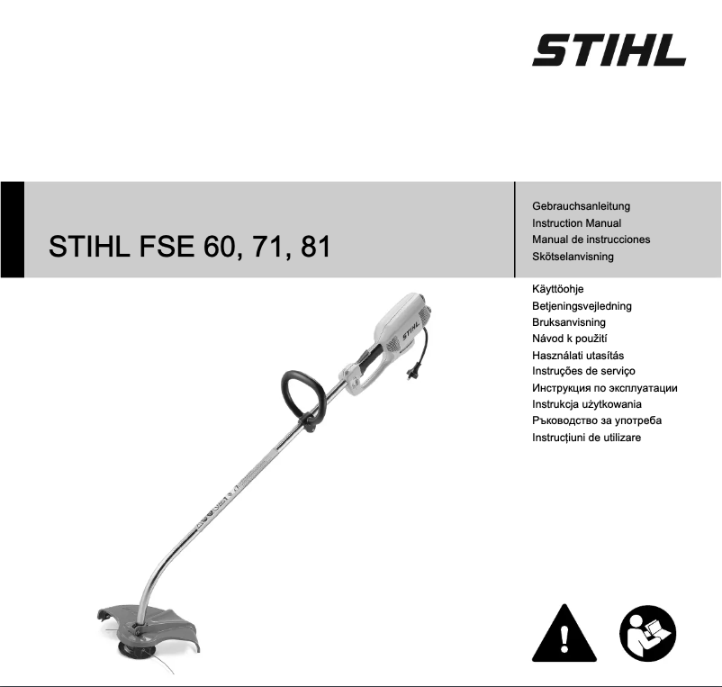 Page 1 de la notice Manuel utilisateur Stihl FSE 71