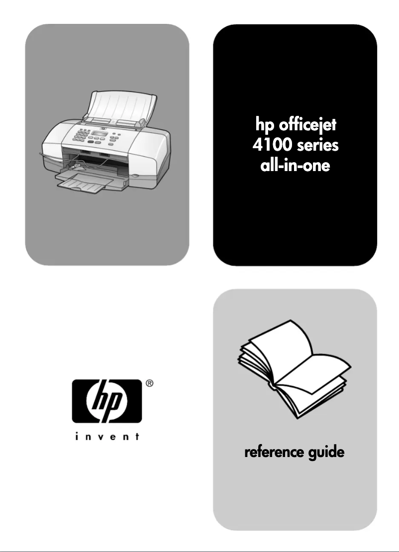 Page 1 de la notice Manuel utilisateur HP Officejet 4100 All-in-One