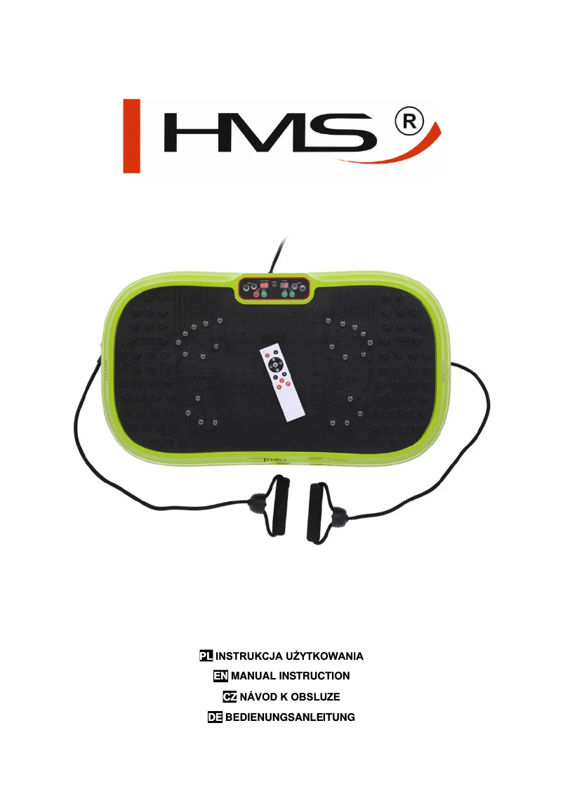 Page n°1 - Manuel utilisateur HMS Premium SVP07