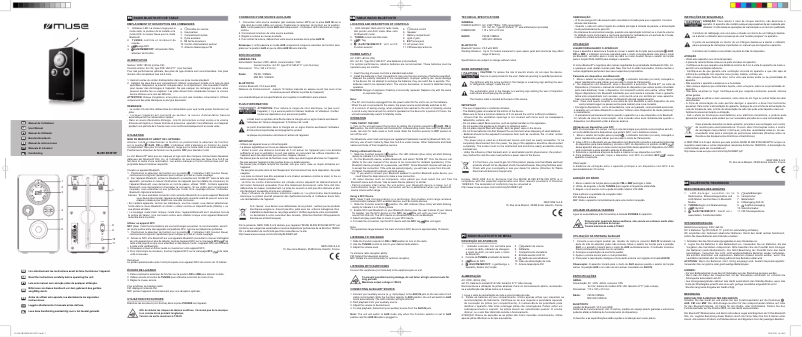 Page 1 de la notice Manuel utilisateur Muse M-099