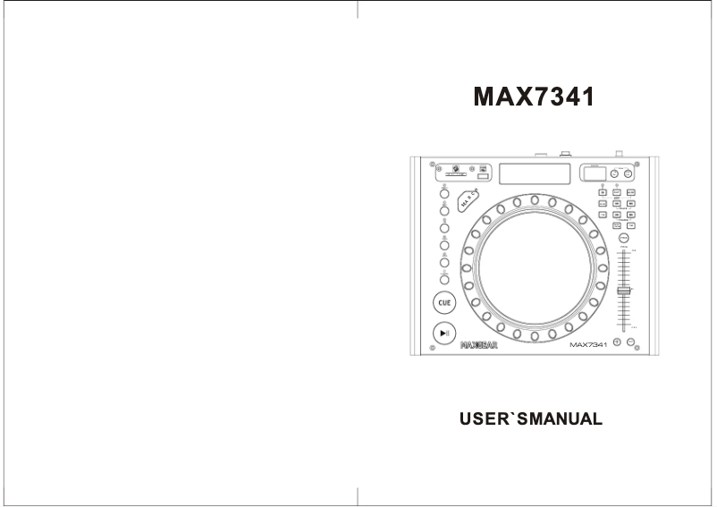 Página 1 del manual Manual de usuario US Blaster MAX 7143