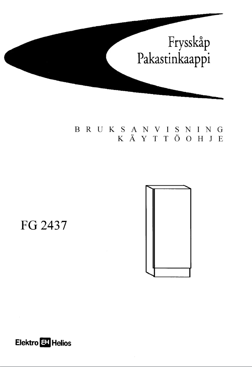 Image de la première page du manuel de l'appareil FG2437