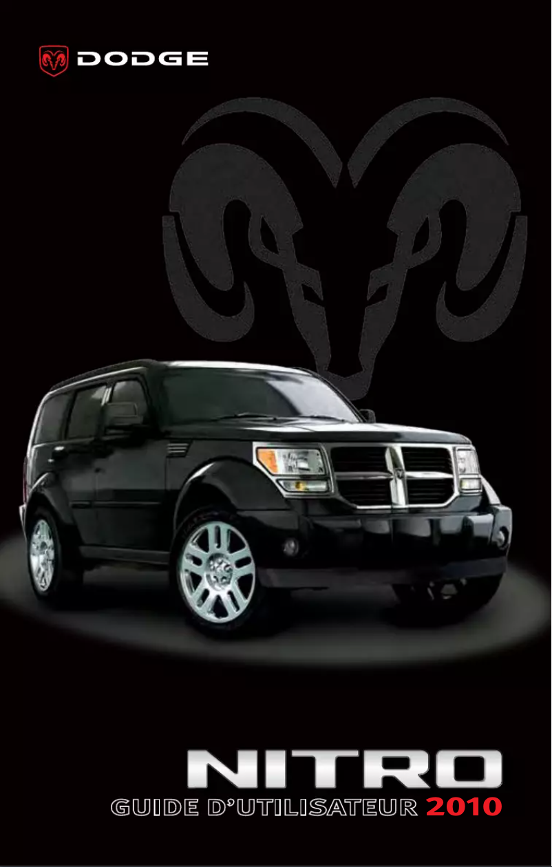 Image de la première page du manuel de l'appareil Nitro (2010)