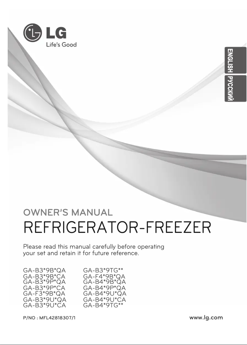 Page 1 of the manual User Manual LG GA-B379 UCA