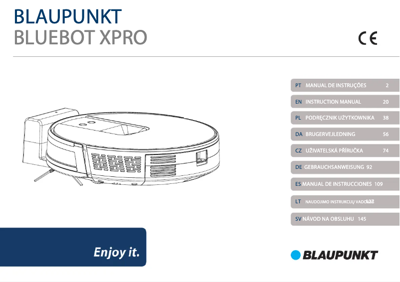 Página 1 del manual Manual de usuario Blaupunkt Bluebot XPro