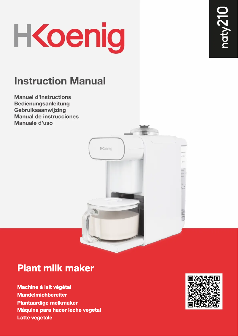 Page n°1 - Manuel utilisateur H.Koenig Naty210