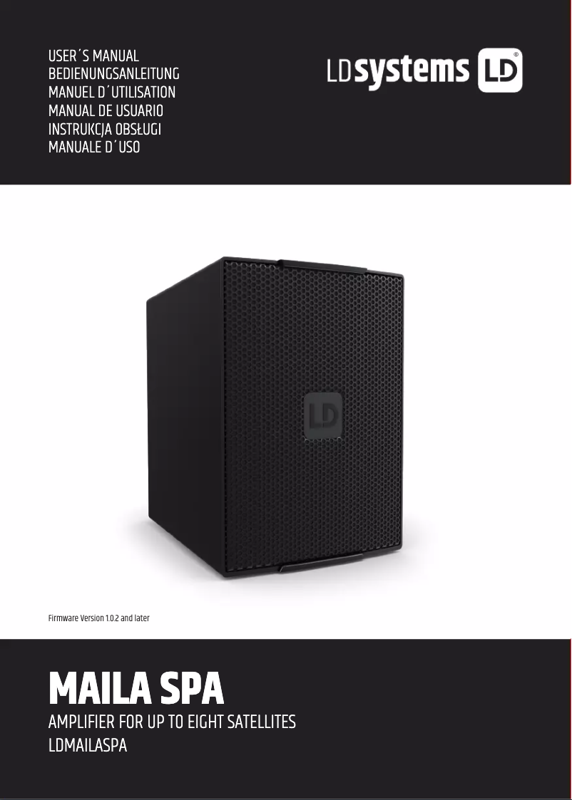 Página 1 del manual Manual de usuario LD Systems MAILA SPA