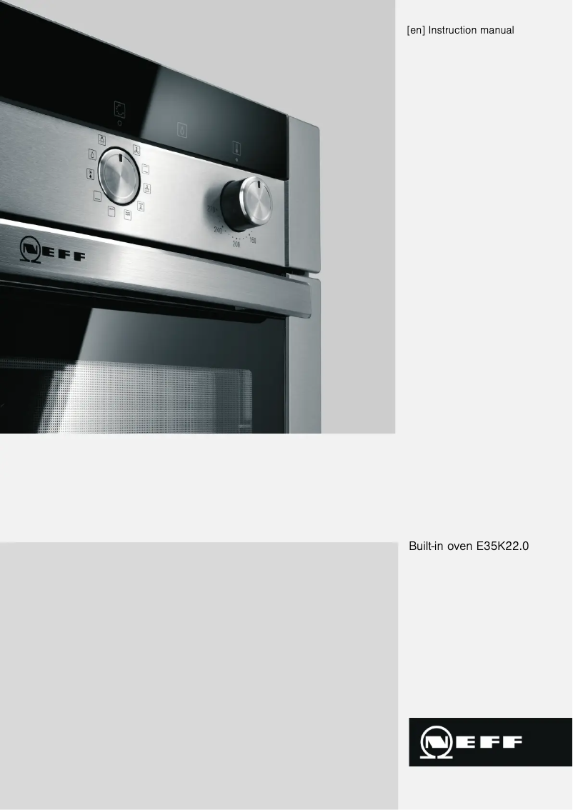 Image de la première page du manuel de l'appareil E35K22N0