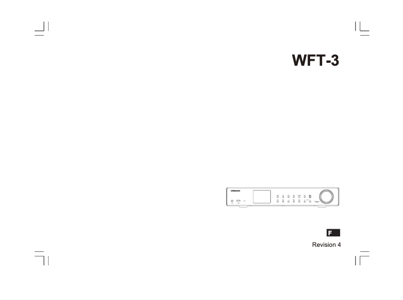 Page 1 de la notice Manuel utilisateur Sangean WFT-3