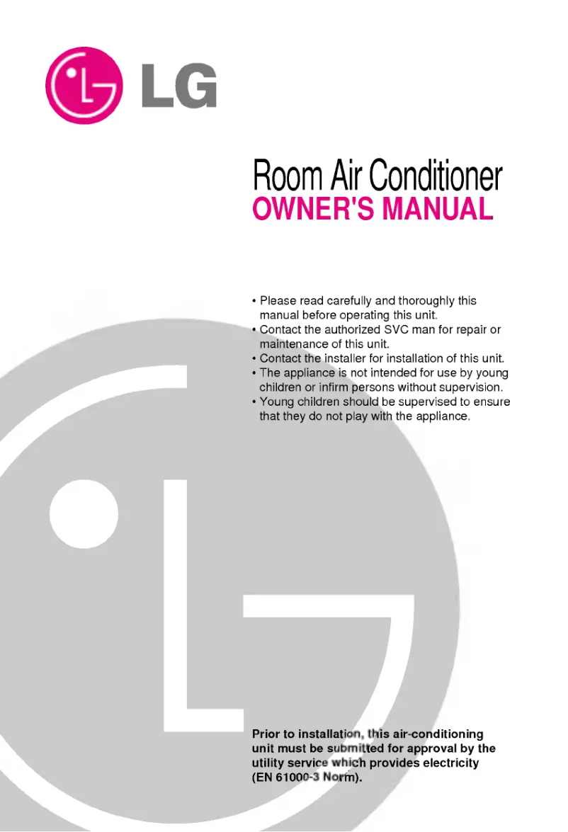 Page 1 de la notice Manuel utilisateur LG LS-K1863DL