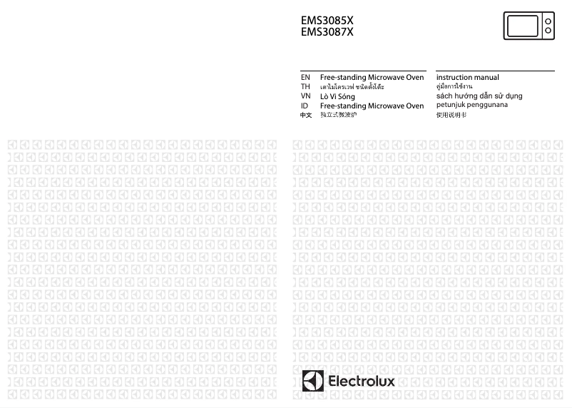 Page 1 de la notice Manuel utilisateur Electrolux EMS3087X