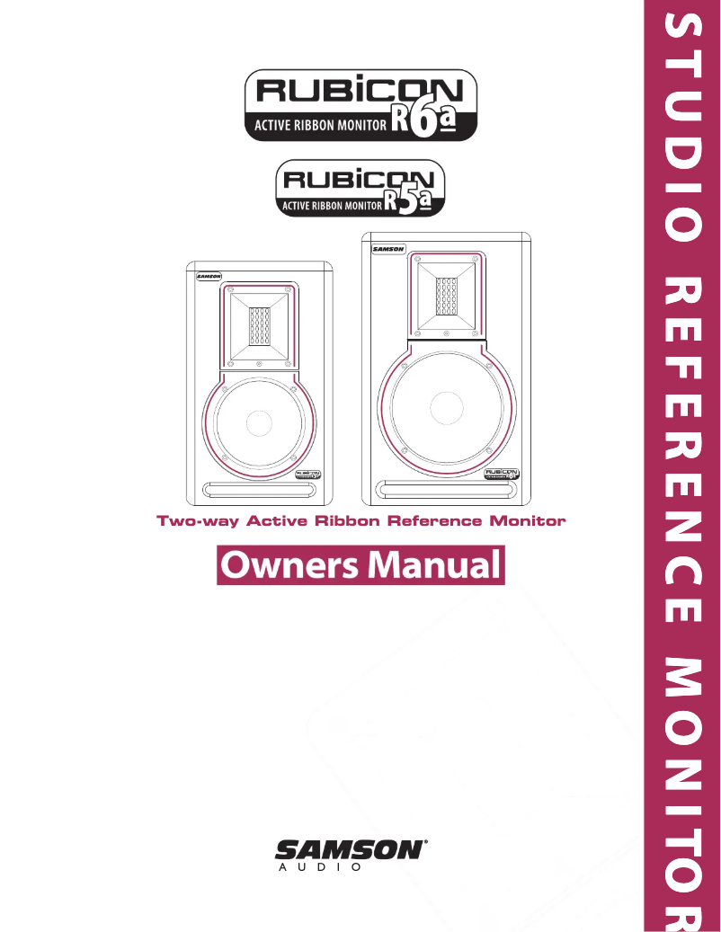 Página 1 del manual Manual de usuario Samson Rubicon R5A