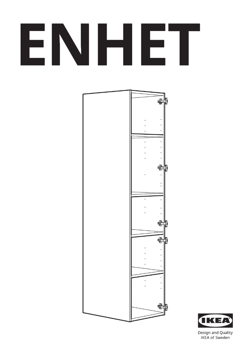 Page 1 de la notice Manuel utilisateur Ikea ENHET 905.261.02
