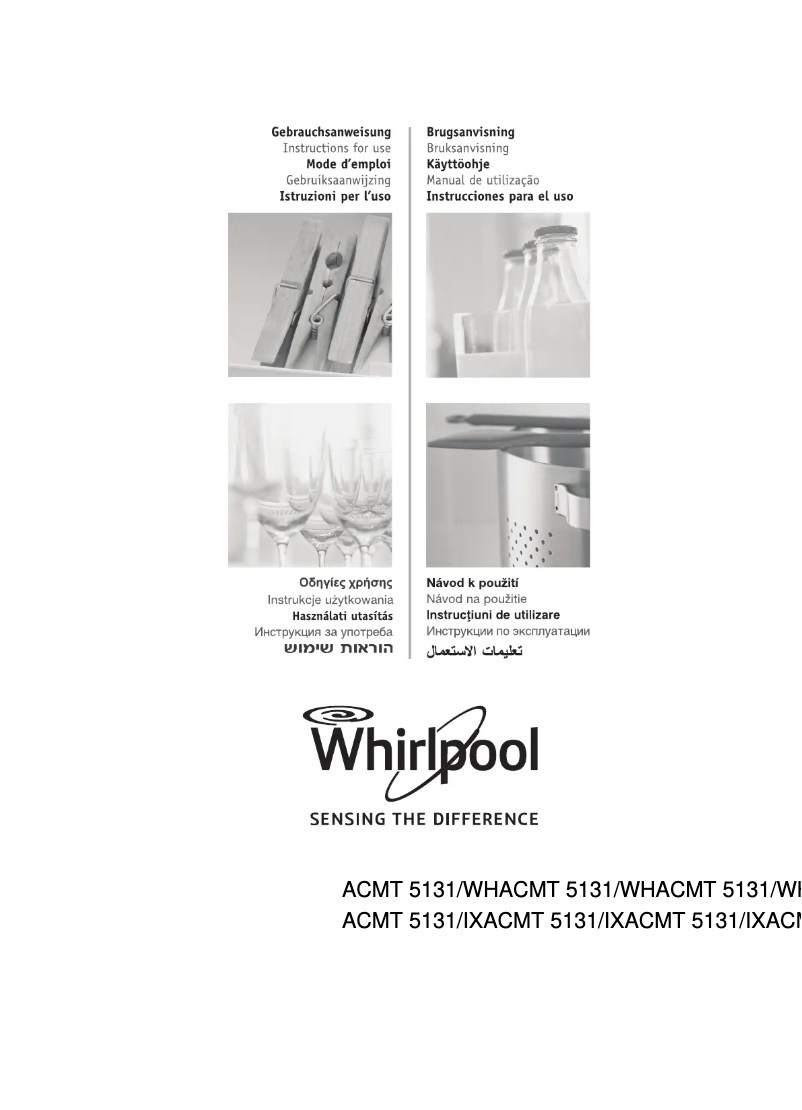 Page n°1 - Manuel utilisateur Whirlpool ACMT 5131