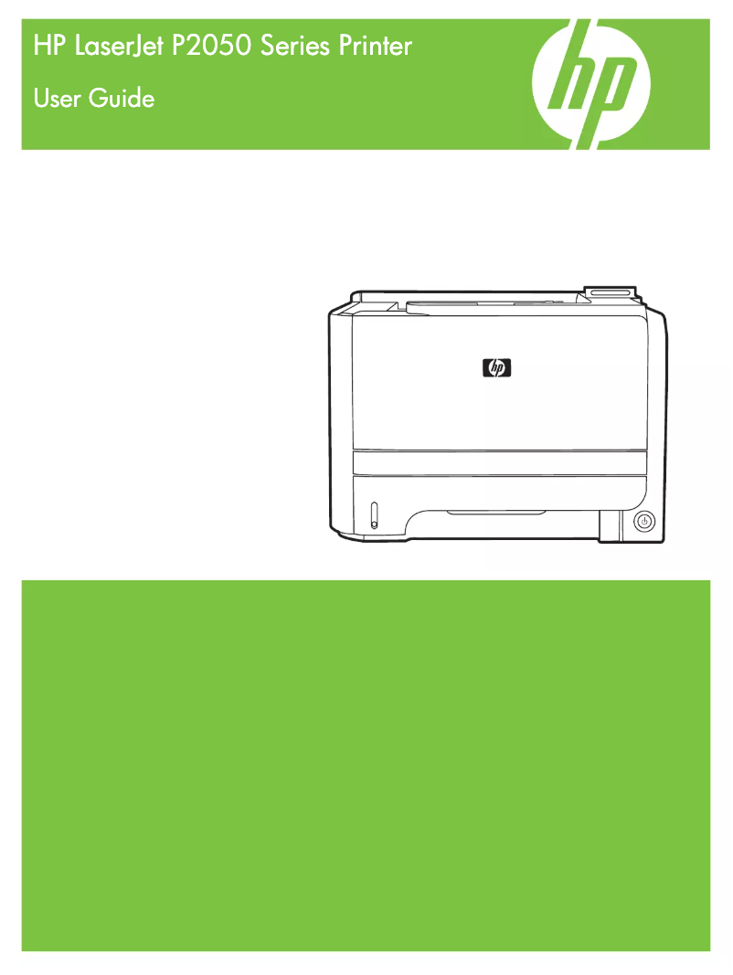 Page 1 de la notice Manuel utilisateur HP LaserJet P2055x