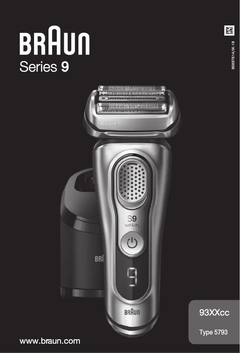 Page n°1 - Manuel utilisateur Braun Series 9 Pro 9476cc