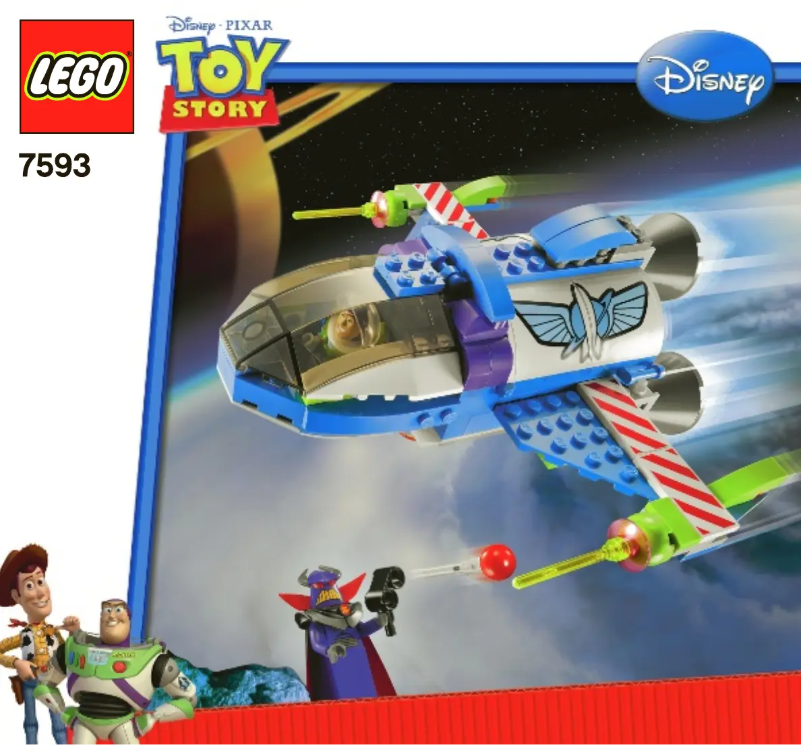 Page n°1 - Manuel utilisateur Lego Buzz's Star Command Spaceship