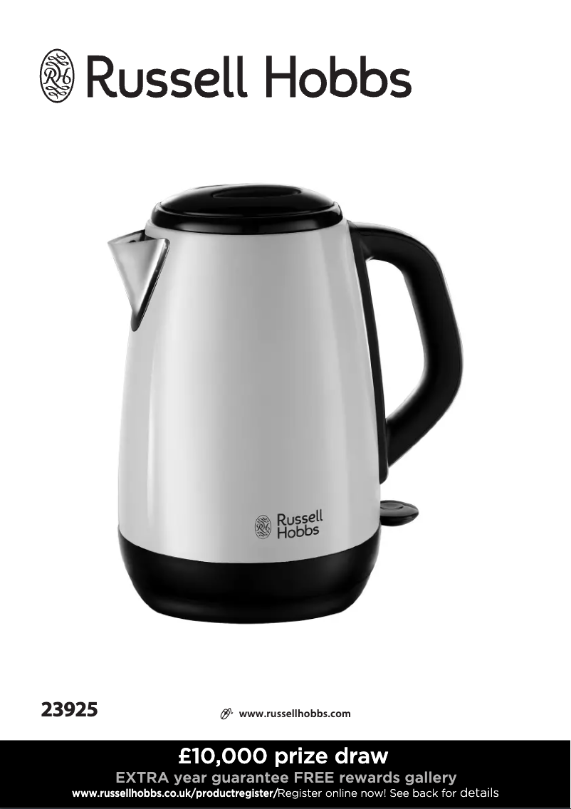 Página 1 del manual Manual de usuario Russell Hobbs Waverley 3925