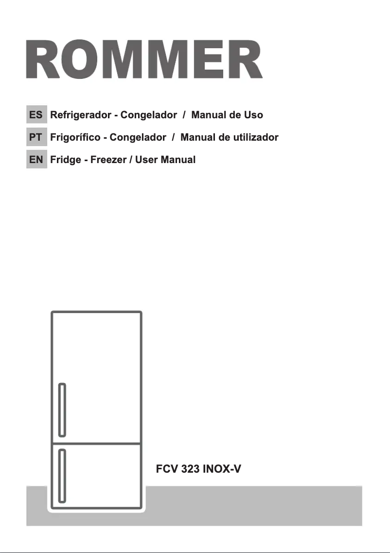 Image de la première page du manuel de l'appareil FCV 323 INOX-V