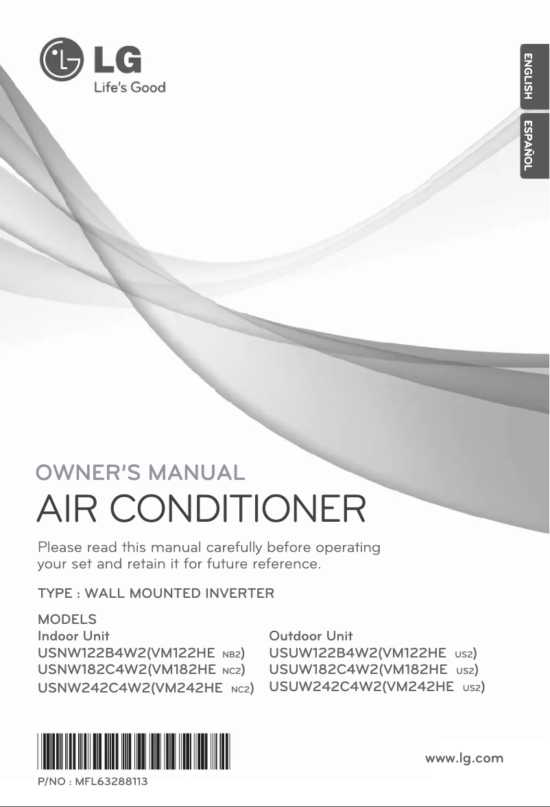 Imagen de la primera página del manual del dispositivo VM122HE