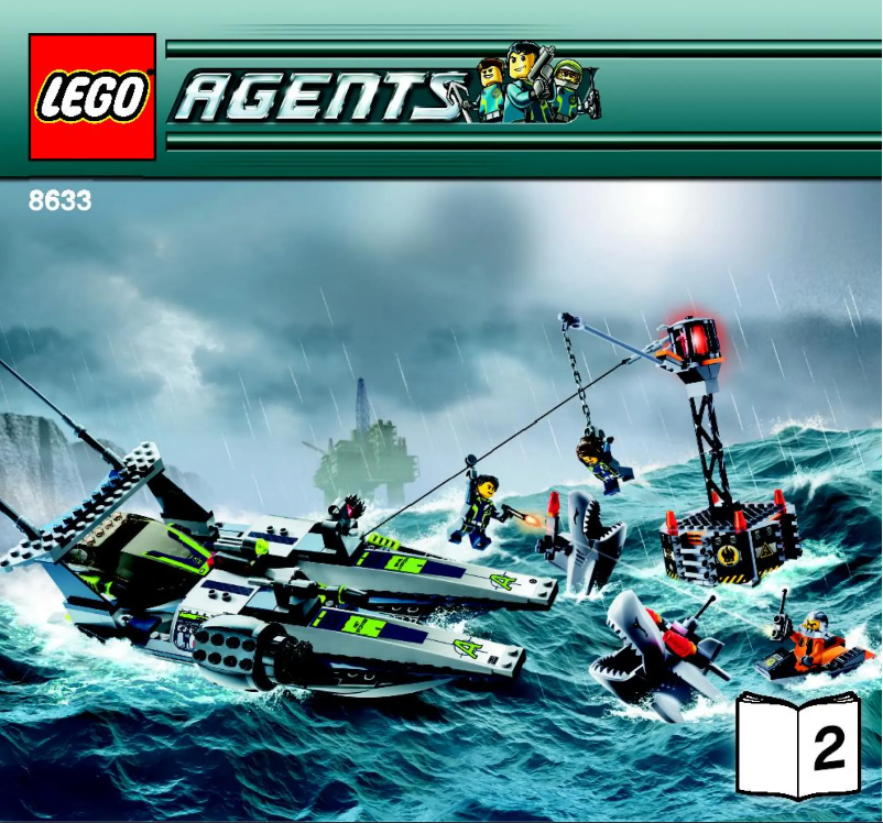 Página 1 del manual Manual de usuario Lego Agents 8633