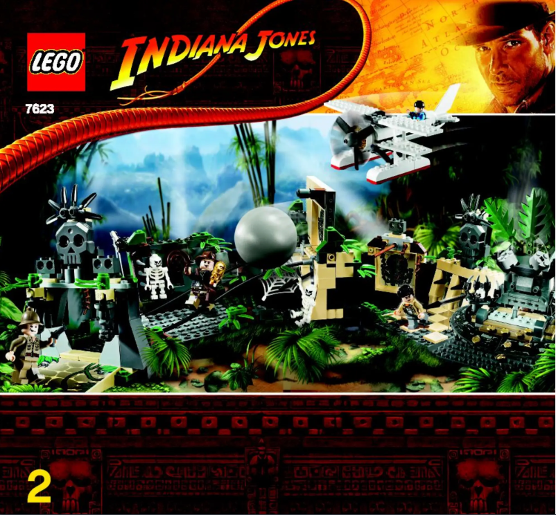 Page 1 de la notice Manuel utilisateur Lego Indiana Jones 7623