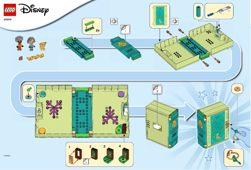 First page image of the manual for Disney 43200