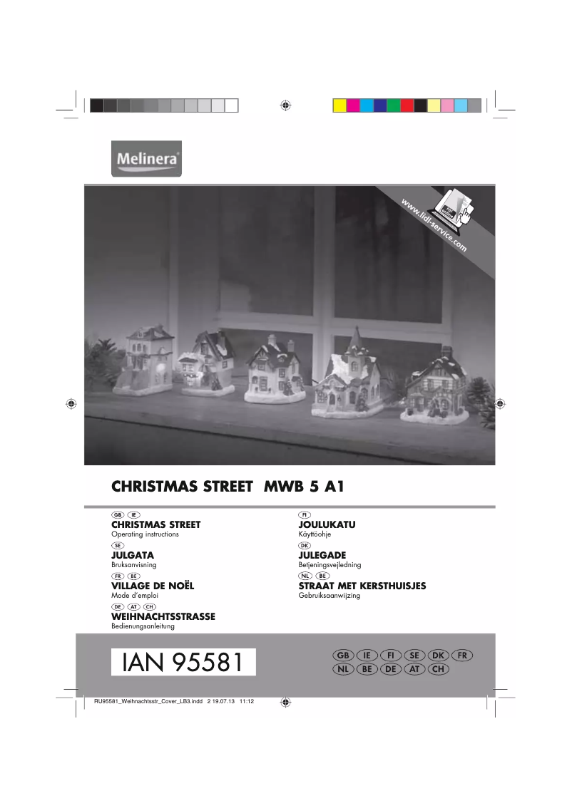 Page n°1 - Manuel utilisateur Melinera IAN 95581