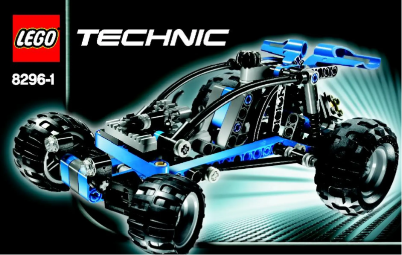 Page 1 de la notice Manuel utilisateur Lego Technic 8296