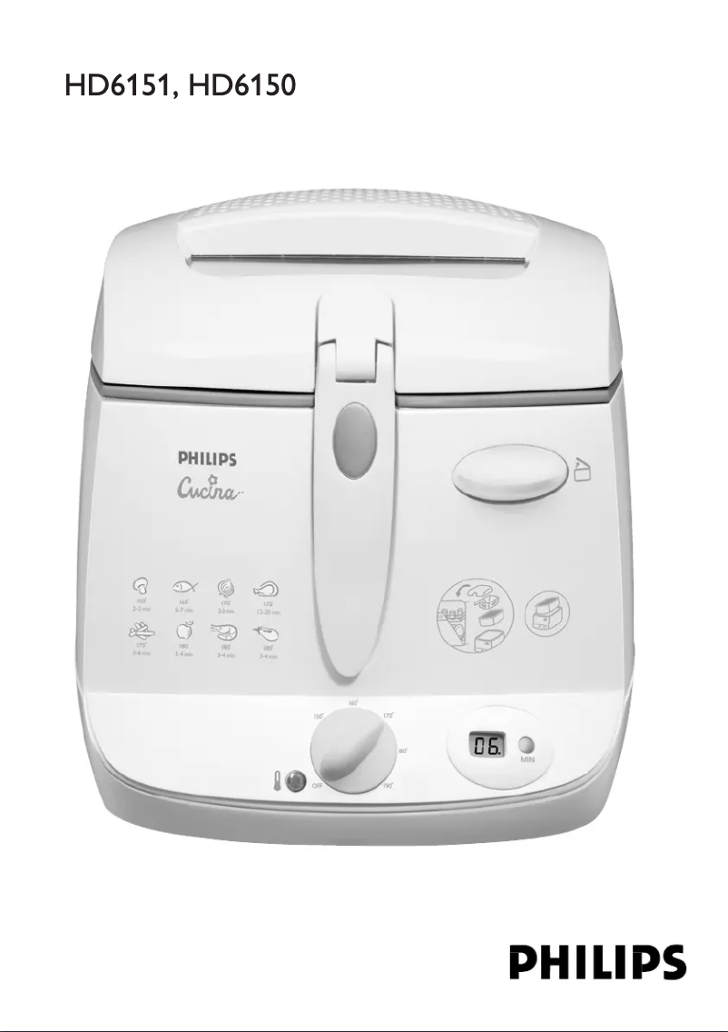 Page 1 de la notice Manuel utilisateur Philips Cucina HD6150