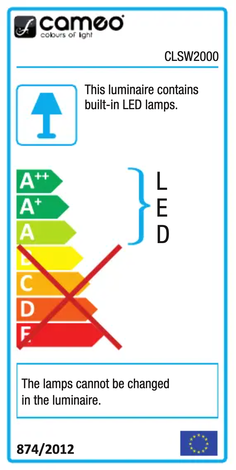 Página 1 del manual Ficha técnica Cameo Steam Wizard 2000