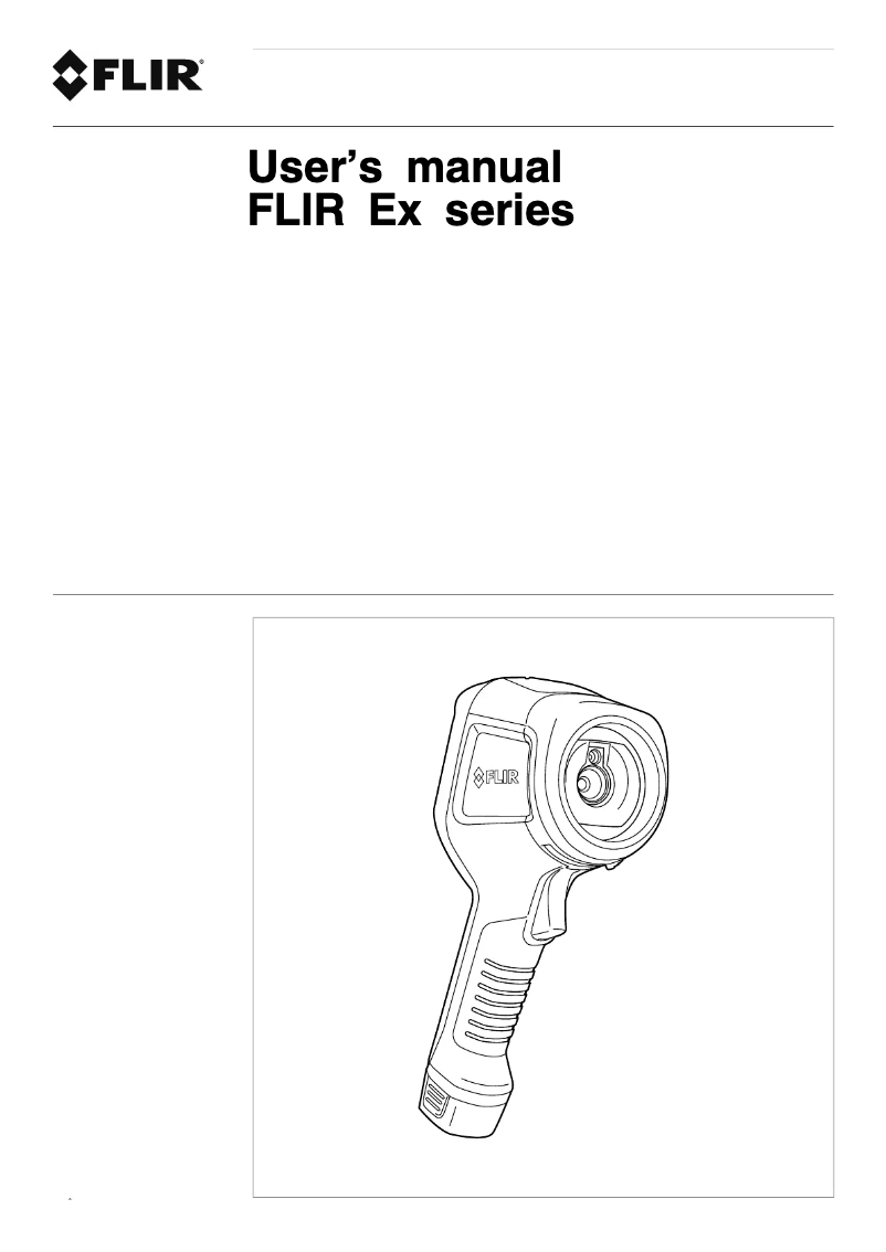 Page n°1 - Manuel utilisateur FLIR E4