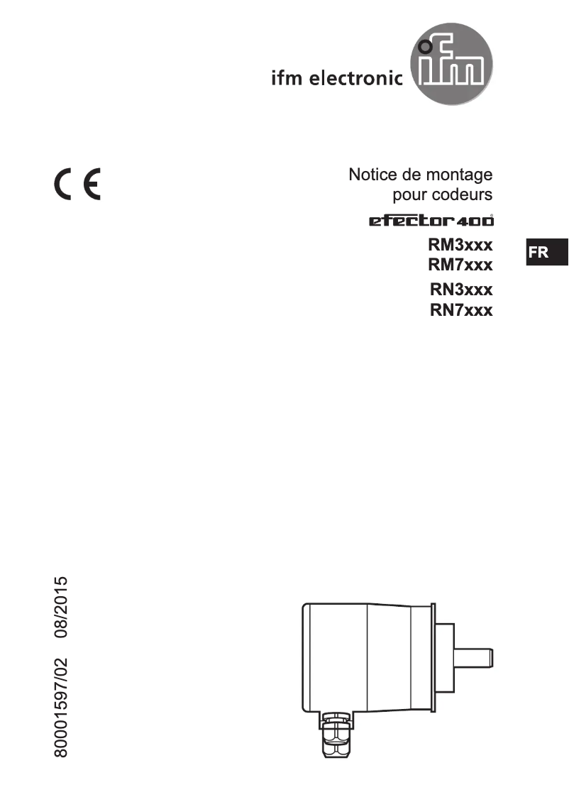 Page n°1 - Manuel utilisateur IFM RN7012