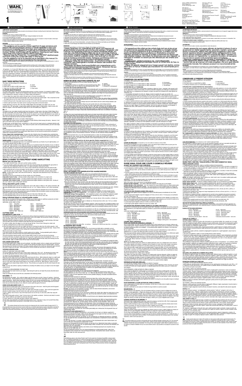 Image de la première page du manuel de l'appareil CloseCut Pro