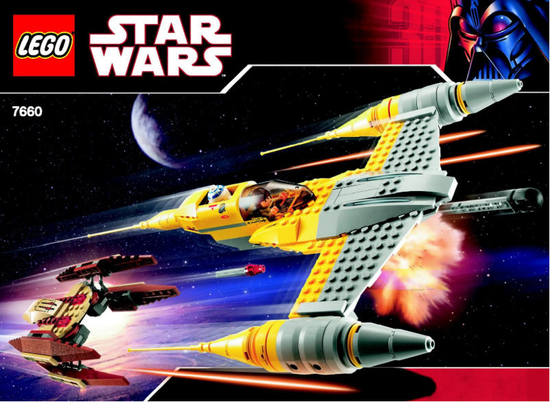 Page 1 de la notice Manuel utilisateur Lego Naboo N-1 Starfighter (TM) and Vulture Droid